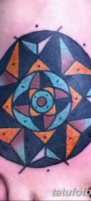 фото тату треугольник и круг от 21.04.2018 №038 — triangle and circle tattoo — tatufoto.com