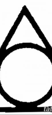 фото тату треугольник и круг от 21.04.2018 №043 — triangle and circle tattoo — tatufoto.com