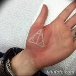 фото тату треугольник и круг от 21.04.2018 №045 - triangle and circle tattoo - tatufoto.com