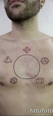 фото тату треугольник и круг от 21.04.2018 №059 — triangle and circle tattoo — tatufoto.com