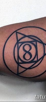 фото тату треугольник и круг от 21.04.2018 №062 — triangle and circle tattoo — tatufoto.com