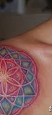 фото тату треугольник и круг от 21.04.2018 №072 — triangle and circle tattoo — tatufoto.com
