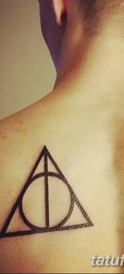 фото тату треугольник и круг от 21.04.2018 №078 — triangle and circle tattoo — tatufoto.com