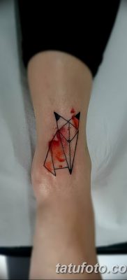 фото тату треугольник с линией от 16.04.2018 №013 — triangle tattoo with line — tatufoto.com