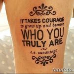 фото тату цитаты от 18.04.2018 №035 - quote tattoos - tatufoto.com