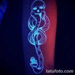 фото ультрафиолетовые тату от 21.04.2018 №035 - ultraviolet tattoo - tatufoto.com