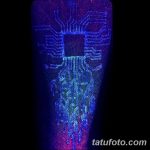 фото ультрафиолетовые тату от 21.04.2018 №087 - ultraviolet tattoo - tatufoto.com
