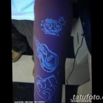 фото ультрафиолетовые тату от 21.04.2018 №105 - ultraviolet tattoo - tatufoto.com