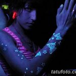фото ультрафиолетовые тату от 21.04.2018 №150 - ultraviolet tattoo - tatufoto.com