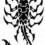 фото эскиз тату скорпион от 24.04.2018 №015 - sketch of a scorpion tattoo - tatufoto.com