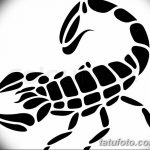 фото эскиз тату скорпион от 24.04.2018 №018 - sketch of a scorpion tattoo - tatufoto.com