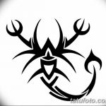 фото эскиз тату скорпион от 24.04.2018 №051 - sketch of a scorpion tattoo - tatufoto.com