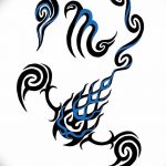 фото эскиз тату скорпион от 24.04.2018 №052 - sketch of a scorpion tattoo - tatufoto.com