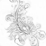 фото эскиз тату скорпион от 24.04.2018 №064 - sketch of a scorpion tattoo - tatufoto.com