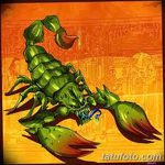 фото эскиз тату скорпион от 24.04.2018 №078 - sketch of a scorpion tattoo - tatufoto.com
