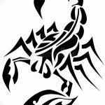 фото эскиз тату скорпион от 24.04.2018 №140 - sketch of a scorpion tattoo - tatufoto.com
