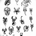 фото эскиз тату скорпион от 24.04.2018 №141 - sketch of a scorpion tattoo - tatufoto.com