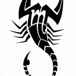 фото эскиз тату скорпион от 24.04.2018 №144 - sketch of a scorpion tattoo - tatufoto.com