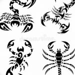 фото эскиз тату скорпион от 24.04.2018 №156 - sketch of a scorpion tattoo - tatufoto.com