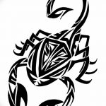 фото эскиз тату скорпион от 24.04.2018 №161 - sketch of a scorpion tattoo - tatufoto.com