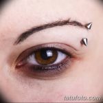 фото пирсинг брови от 06.06.2018 №014 - eyebrow piercing - tatufoto.com