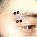 фото пирсинг брови от 06.06.2018 №050 - eyebrow piercing - tatufoto.com