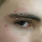 фото пирсинг брови от 06.06.2018 №080 - eyebrow piercing - tatufoto.com