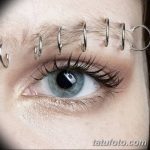 фото пирсинг брови от 06.06.2018 №085 - eyebrow piercing - tatufoto.com