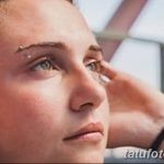 фото пирсинг брови от 06.06.2018 №097 - eyebrow piercing - tatufoto.com