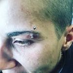 фото пирсинг брови от 06.06.2018 №111 - eyebrow piercing - tatufoto.com
