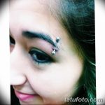 фото пирсинг брови от 06.06.2018 №114 - eyebrow piercing - tatufoto.com