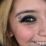 фото пирсинг брови от 06.06.2018 №119 - eyebrow piercing - tatufoto.com
