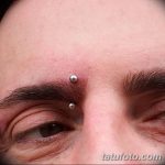 фото пирсинг брови от 06.06.2018 №131 - eyebrow piercing - tatufoto.com