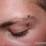 фото пирсинг брови от 06.06.2018 №134 - eyebrow piercing - tatufoto.com