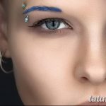 фото пирсинг брови от 06.06.2018 №138 - eyebrow piercing - tatufoto.com
