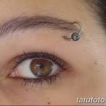 фото пирсинг брови от 06.06.2018 №156 - eyebrow piercing - tatufoto.com