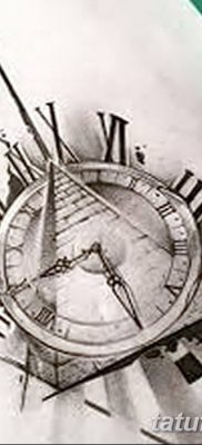 фото тату часы и пирамида от 08.05.2018 №034 — tattoo clock and pyramid — tatufoto.com