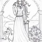 фото эскиз тату Афродита богиня от 01.05.2018 №023 - sketch Aphrodite - tatufoto.com