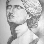 фото эскиз тату Афродита богиня от 01.05.2018 №050 - sketch Aphrodite - tatufoto.com