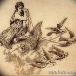 фото эскиз тату Афродита богиня от 01.05.2018 №056 - sketch Aphrodite - tatufoto.com