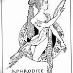 фото эскиз тату Афродита богиня от 01.05.2018 №066 - sketch Aphrodite - tatufoto.com
