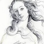 фото эскиз тату Афродита богиня от 01.05.2018 №095 - sketch Aphrodite - tatufoto.com