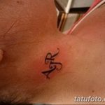 фото Тату инициалы от 19.06.2018 №007 - tattoo initials - tatufoto.com