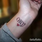 фото Тату инициалы от 19.06.2018 №027 - tattoo initials - tatufoto.com