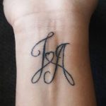 фото Тату инициалы от 19.06.2018 №046 - tattoo initials - tatufoto.com
