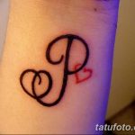 фото Тату инициалы от 19.06.2018 №049 - tattoo initials - tatufoto.com