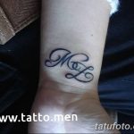 фото Тату инициалы от 19.06.2018 №107 - tattoo initials - tatufoto.com 23423422 345