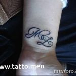 фото Тату инициалы от 19.06.2018 №107 - tattoo initials - tatufoto.com 23423422