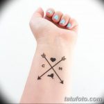 фото Тату инициалы от 19.06.2018 №107 - tattoo initials - tatufoto.com