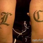 фото Тату инициалы от 19.06.2018 №110 - tattoo initials - tatufoto.com